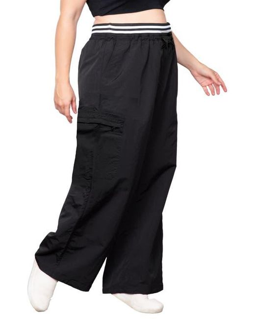 Standards & Practices Black Wide Leg Cargo Pants