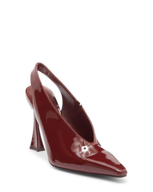 Jeffrey Campbell Red Alimony Slingback Pump