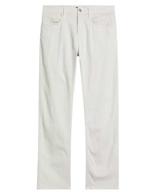Mavi White Zach Straight Leg Twill Pants for men