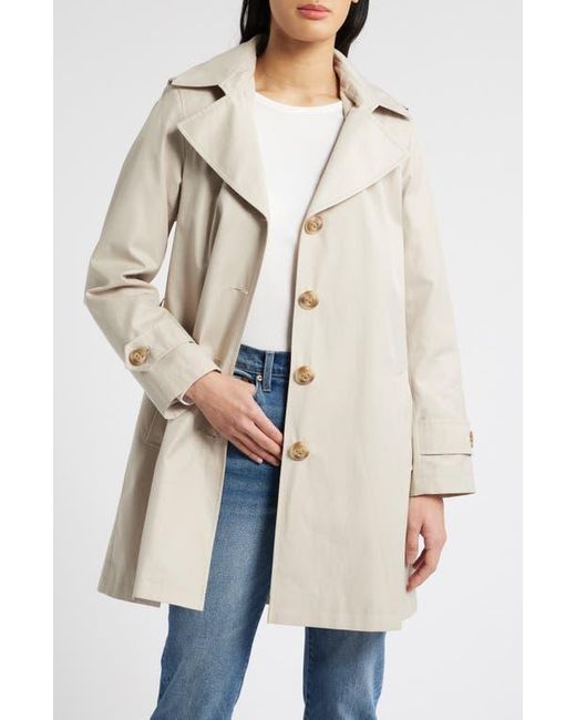 Sam Edelman Natural Db Short Trench Coat