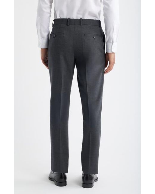 Nordstrom Gray Henrik Trim Fit Solid Stretch Wool Suit Pants for men