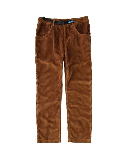 Kavu Brown Chilli Roy Pant for men