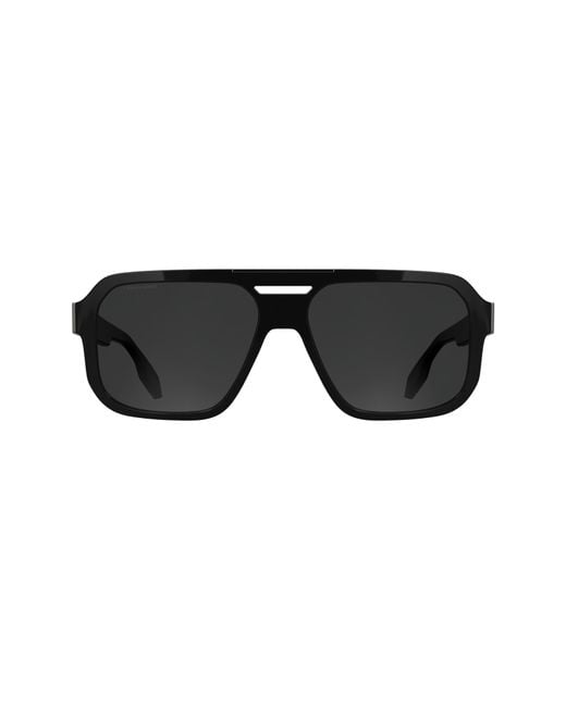 Canada Goose Black 59Mm Modified Rectangular Sunglasses for men