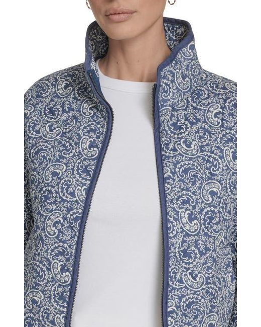 Levi's Blue Quilted Cotton Jacket