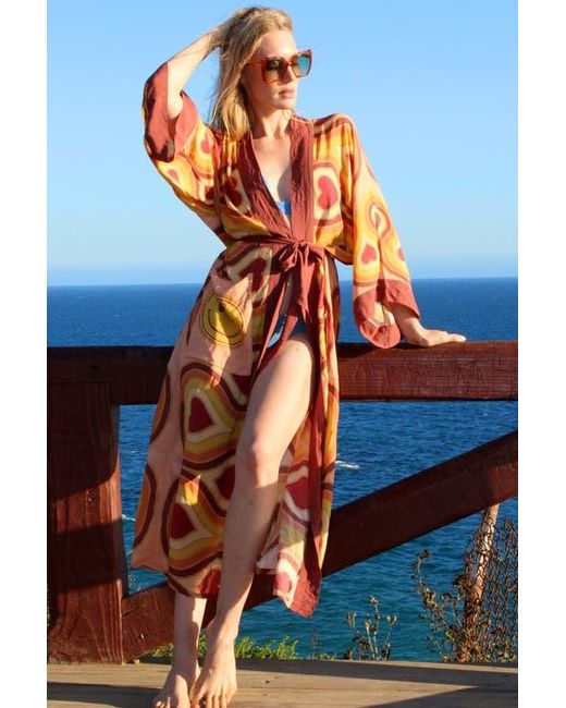 Henelle Metallic Duster Robe