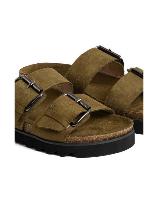 Shu Shop Green Carla Slide Sandal