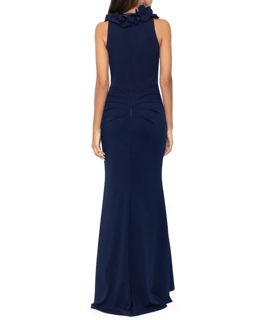 Lace racerback scuba crepe mermaid cheap gown