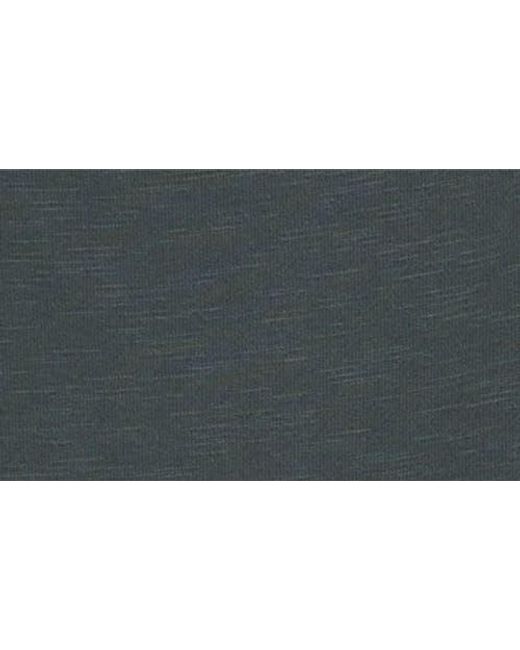 Eileen Fisher Gray Ballet Neck Boxy Organic Cotton Terry Top