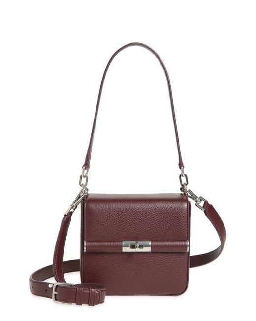 Dolce & Gabbana Purple Marlene Leather Shoulder Bag