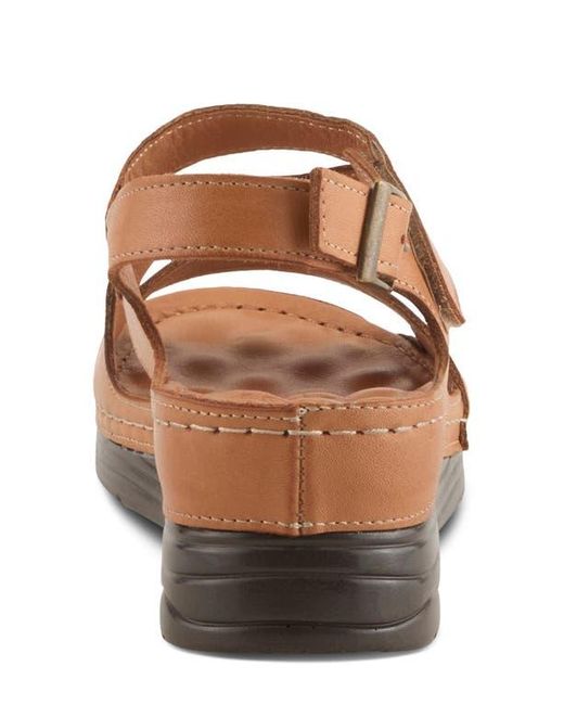 Spring Step Brown Griggs Platform Sandal
