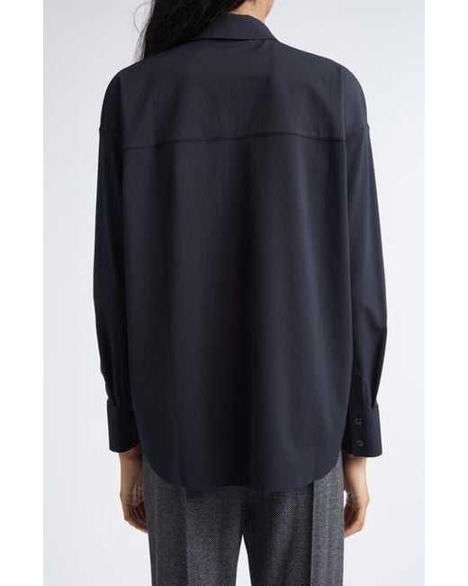 MM by Max Mara Black Ululo Button-Up Shirt