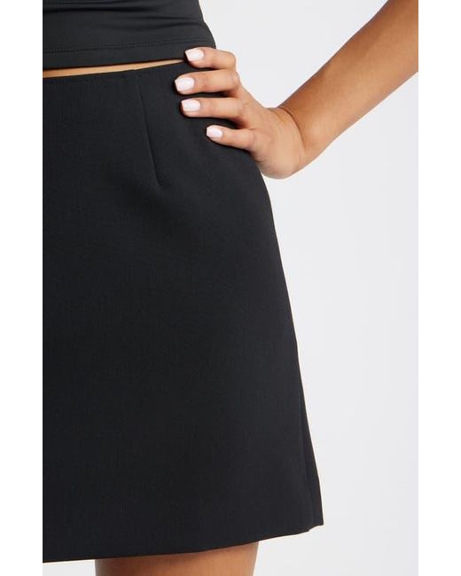 Open Edit Black The Icon A-Line Miniskirt