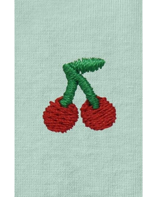 Alix Green Lil Cherry Jersey Tee