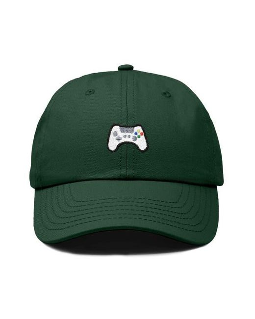 Alix Green Game Controller Embroidered Hat for men