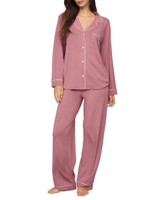 Eberjey Red Gisele Long Pajamas