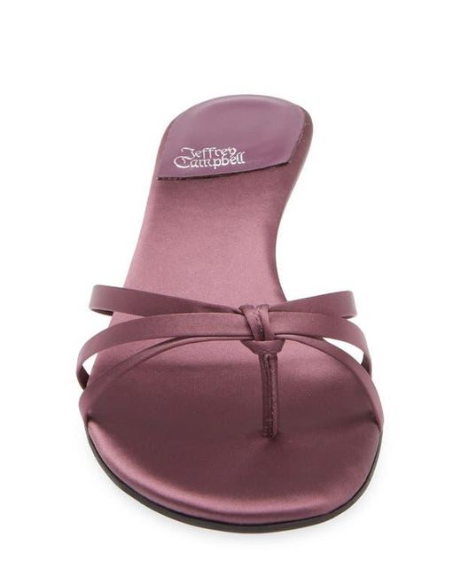 Jeffrey Campbell Purple Doretta Kitten Heel Flip Flop