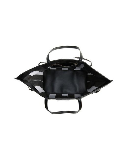 Proenza Schouler Black Days Caryall Stripe Canvas Tote