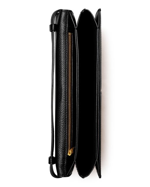 Tory Burch Mcgraw Leather Crossbody Bag in Black Lyst