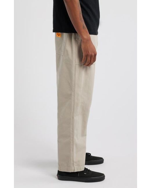 Service Works Green Cotton Canvas Chef Pants for men