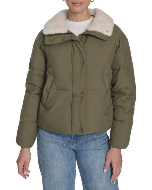Levi's Green Western Puffer Jacket