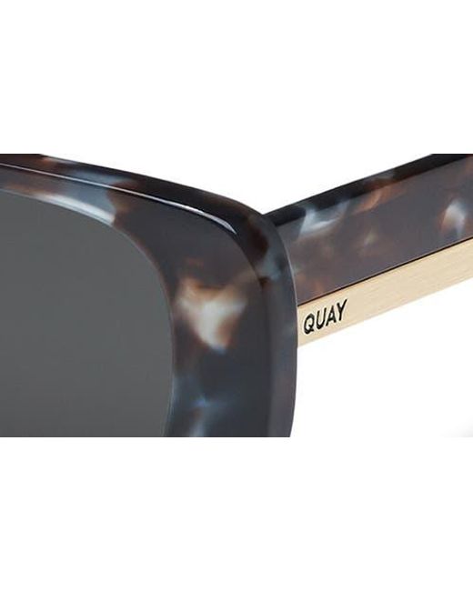 Quay Black Karma 53Mm Gradient Square Sunglasses