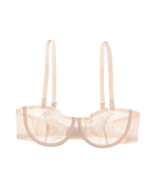 CUUP Natural The Balconette Mesh Underwire Bra