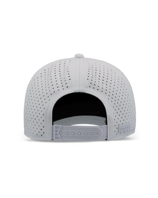 Melin White Hydro Compass Snapback Cap for men