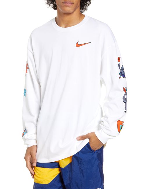 nike long sleeve graphic tee