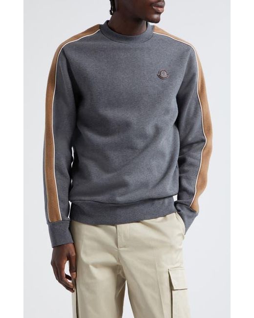 Moncler sweatshirt grey hot sale