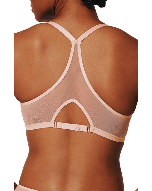 Thirdlove Brown Bare Underwire Front Clasp Mesh Spacer Bra