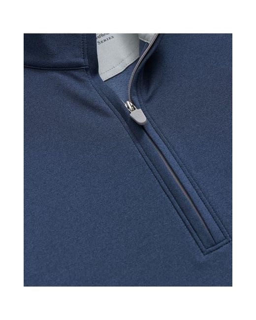 Brooks Brothers Blue Half Zip Pullover for men