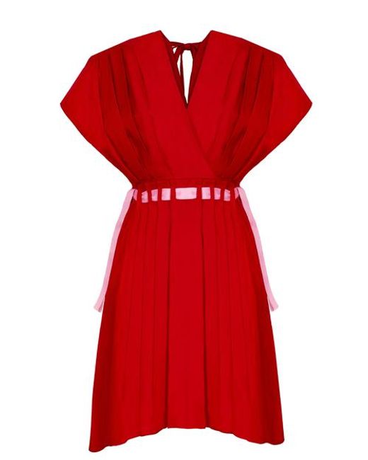 Haveli Red Amma Ribbon Dress