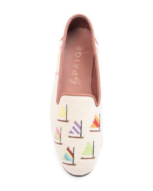 PAIGE Pink By Paige Needlepoint Nautical Flat