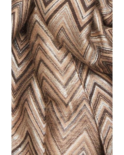 Missoni Natural Zigzag Fringe Scarf