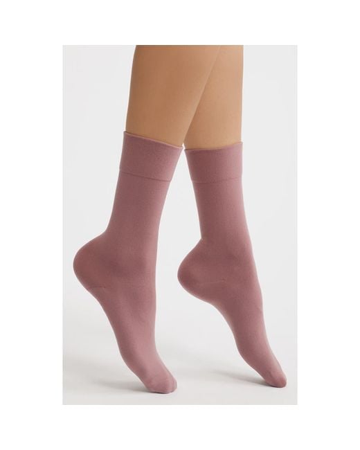 Hue Pink Ultrasmooth Socks