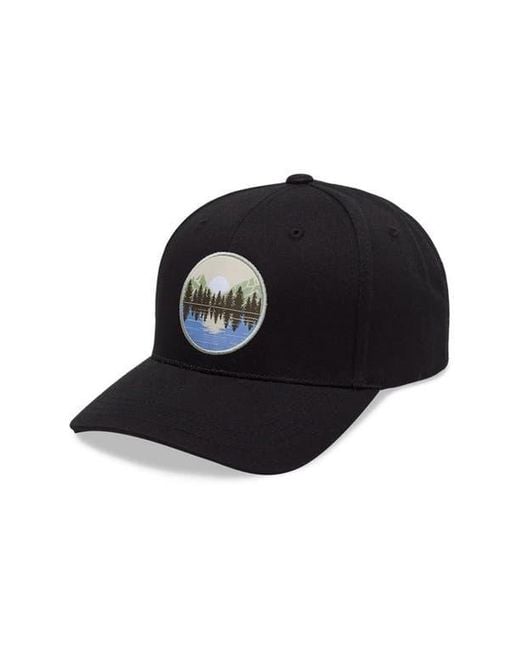 Tentree Black Lake Patch Elevation Hat