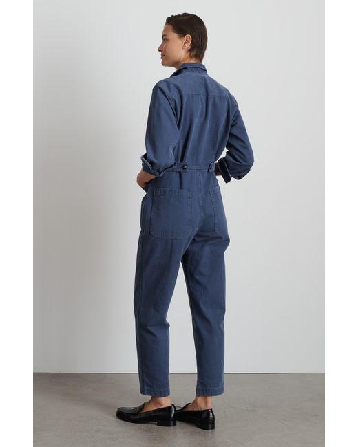 Alex Mill Blue Standard Cotton Jumpsuit