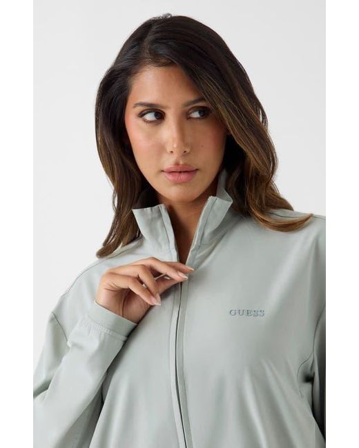 Guess Gray Selene Zip Front Jacket