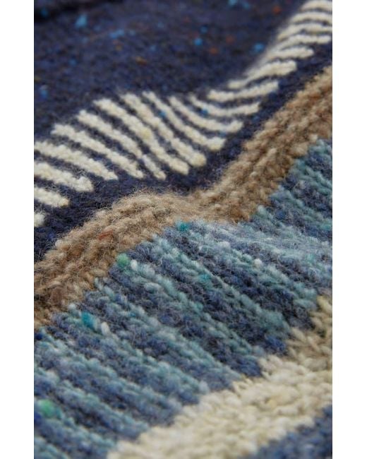 Celtic & Co. Blue Statement Donegal Wool Sweater for men