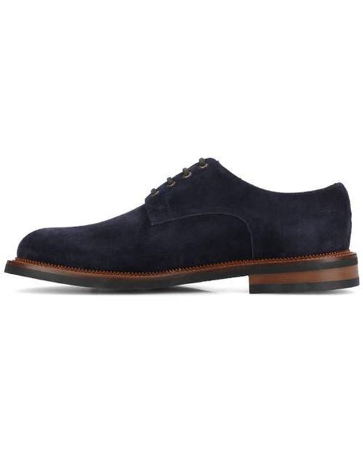 Taft Blue Miles Medium And Wide Width Oxford Dress Shoe for men