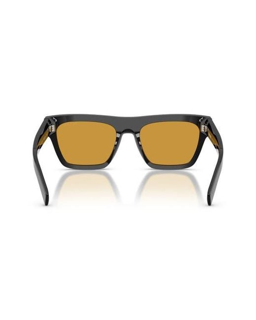 Prada Multicolor 55Mm Rectangular Sunglasses for men