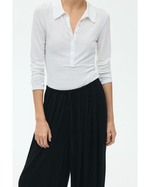 H&M Black Balloon Drawstring Trousers