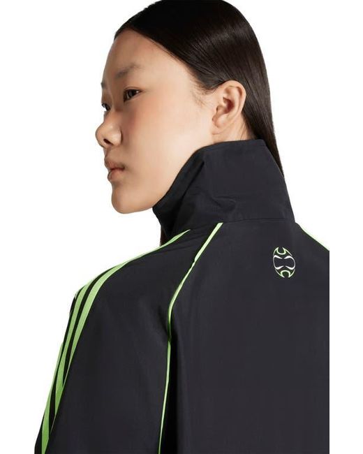 Adidas Black Teamgeist Oversize Recycled Polyester Track Jacket