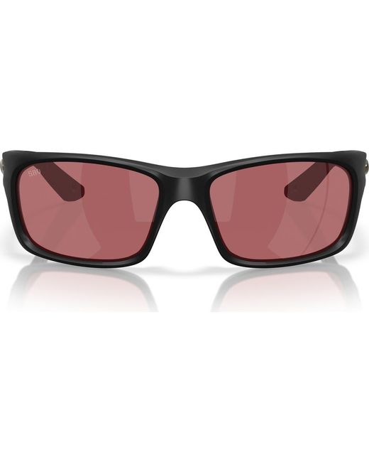 Costa Del Mar Brown Jose Pro 62Mm Polarized Rectangular Sunglasses for men