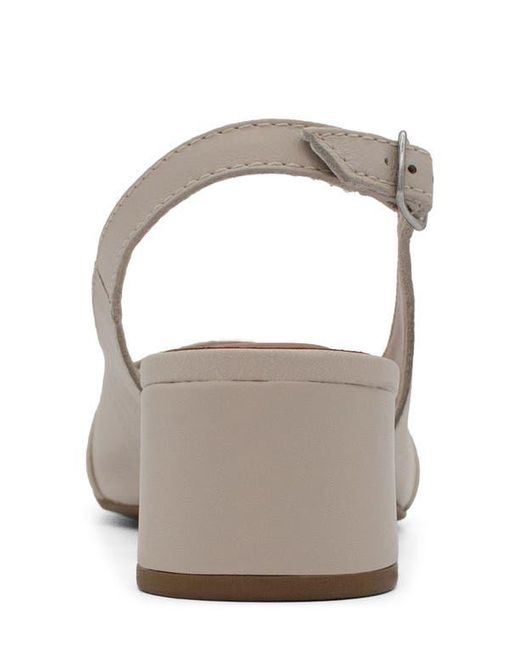 BOTTER White Square Toe Slingback Sandal