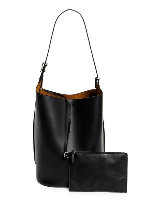 Proenza Schouler Black Brant Leather Bucket Bag