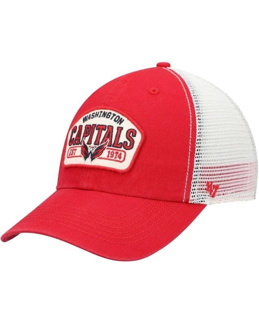 '47 Red Washington Capitals Penwald Trucker Snapback Hat At Nordstrom for men