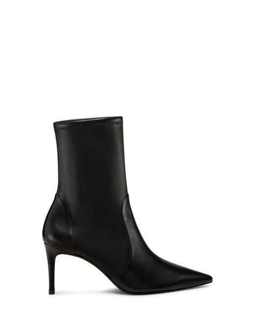 Stuart Weitzman Black Stuart Pointed Toe Bootie