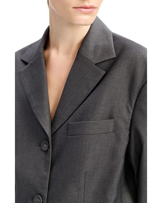 Bardot Gray Akia Oversize Blazer