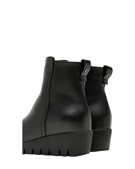 La Canadienne Black Teagan Waterproof Platform Wedge Bootie